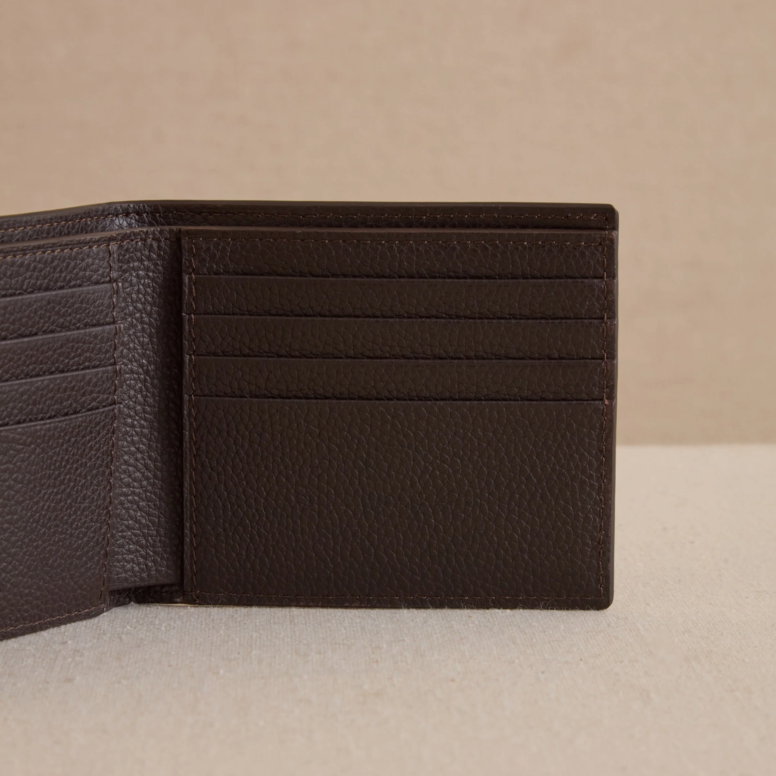Bi-Fold Wallet in Chocolate - Image 4