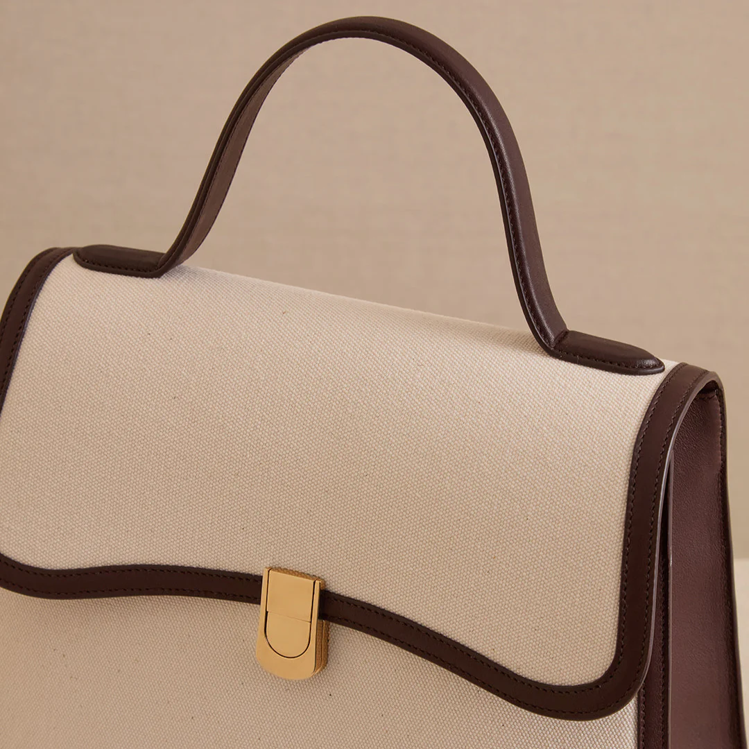 Madeline 30 in Canvas Chocolate - Image 6