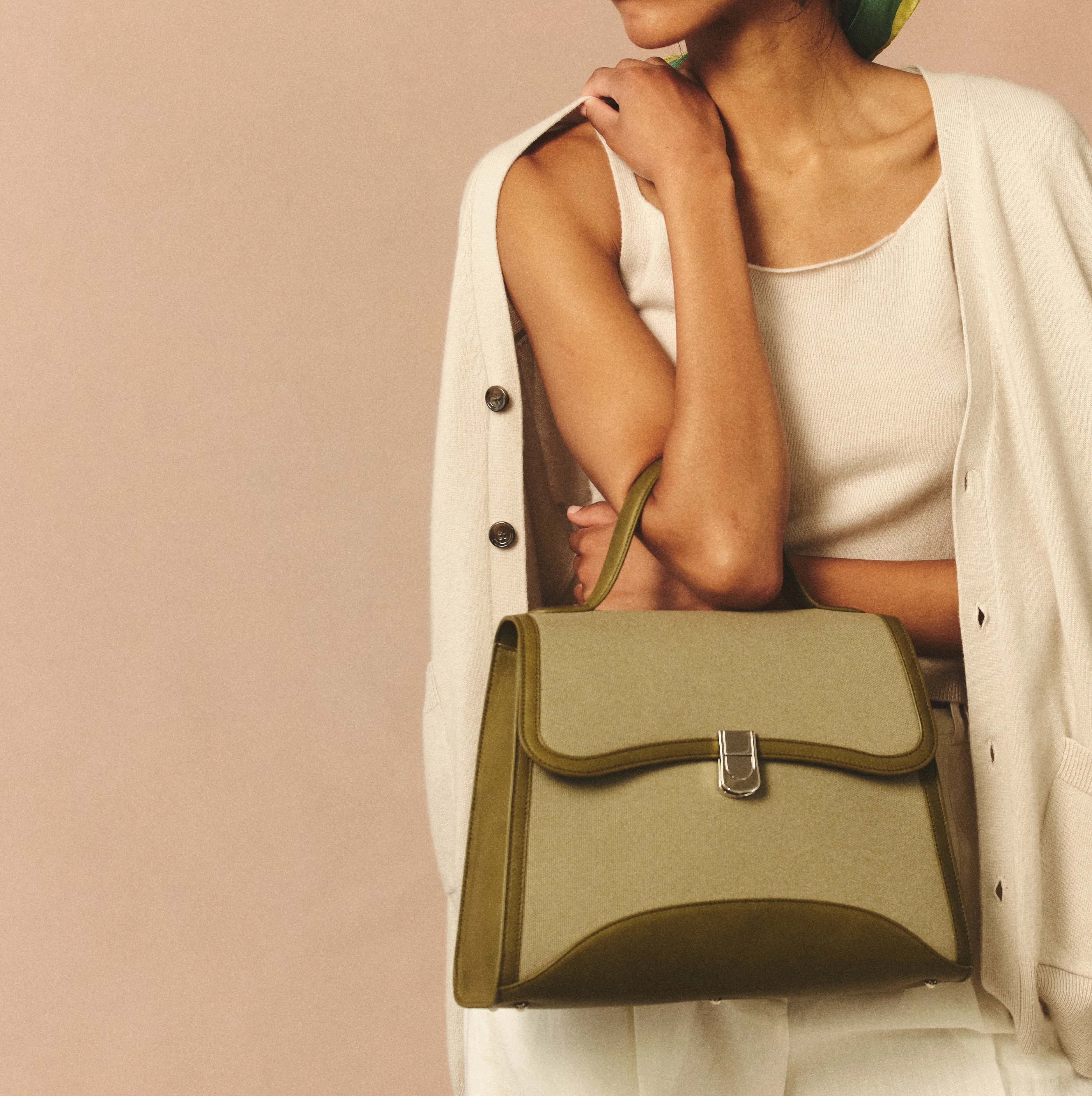 Madeline 30 in Canvas Olive - Image 3