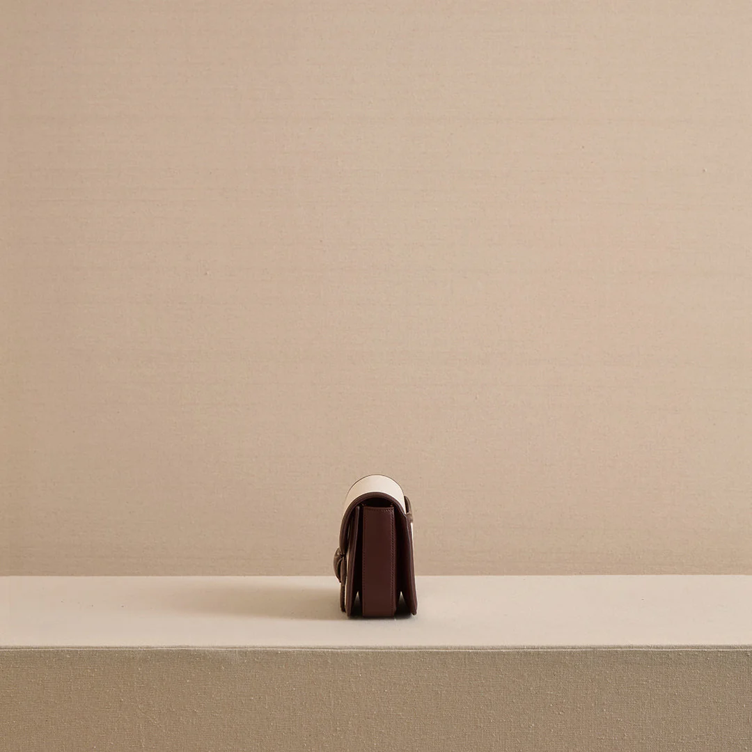Romy Clutch in Canvas Chocolate - Image 4