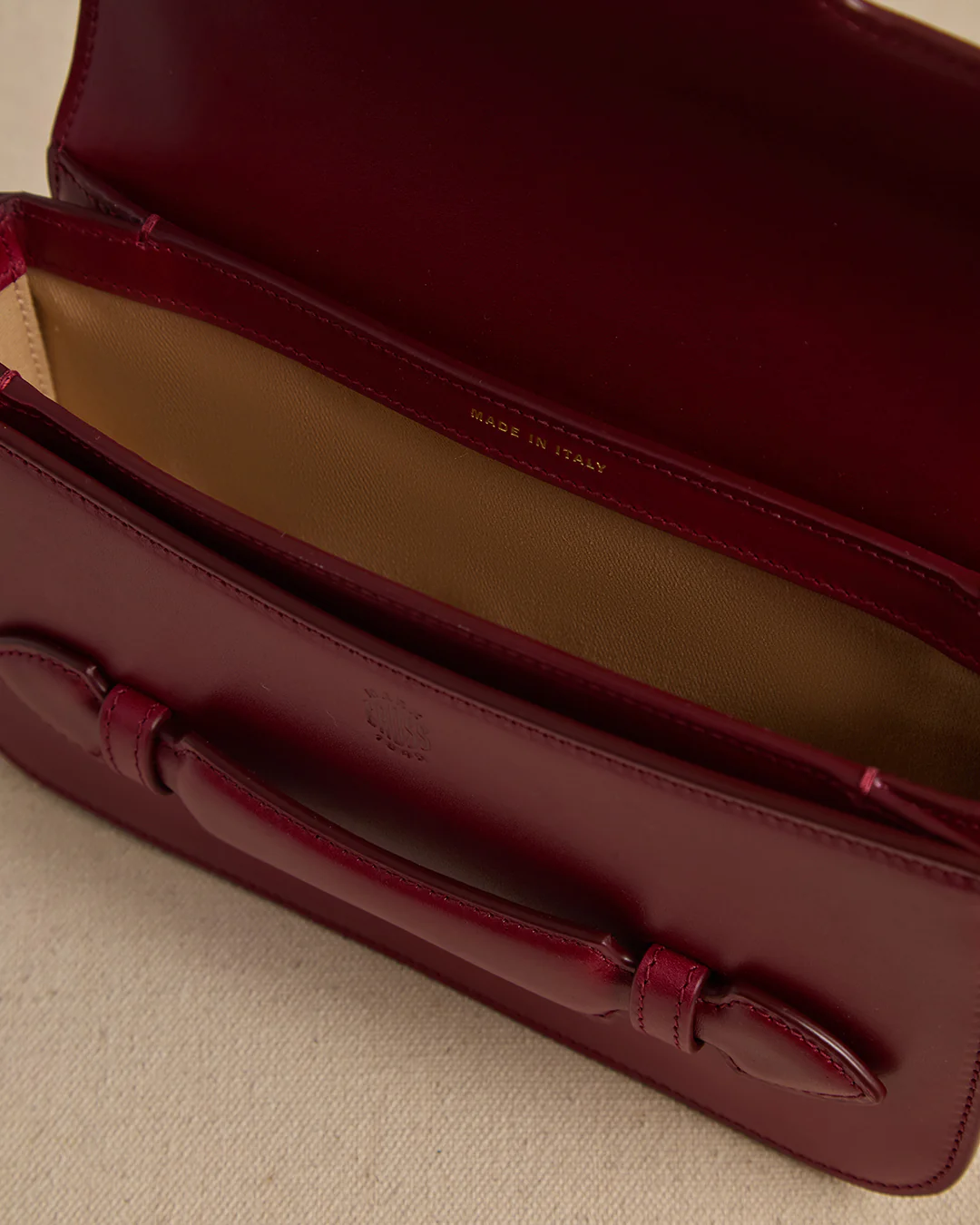 Romy Clutch in Oxblood - Image 4