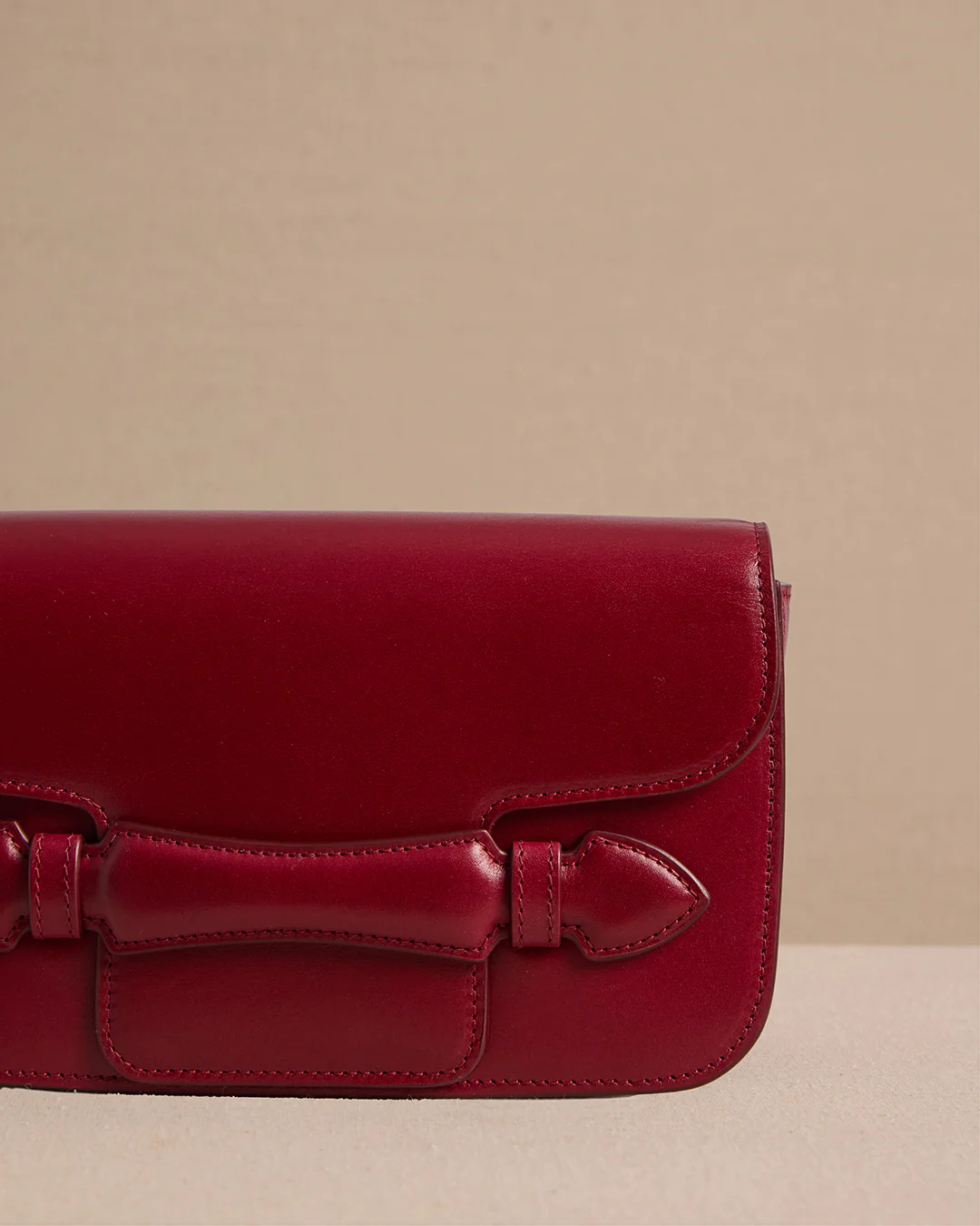 Romy Clutch in Oxblood - Image 5