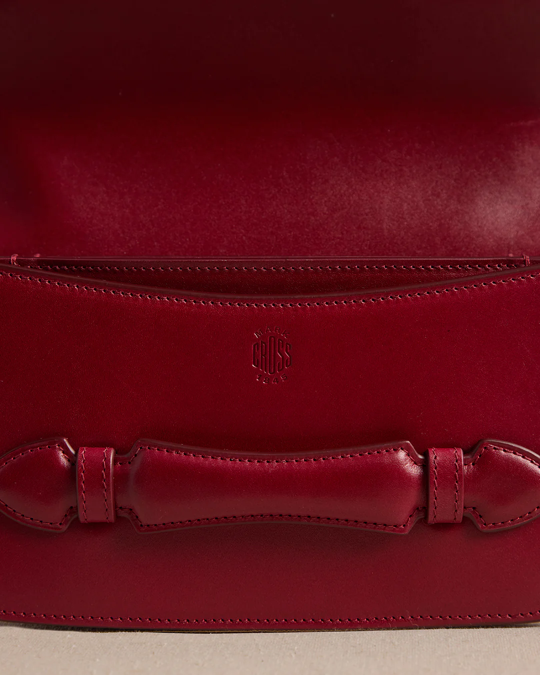 Romy Clutch in Oxblood - Image 6