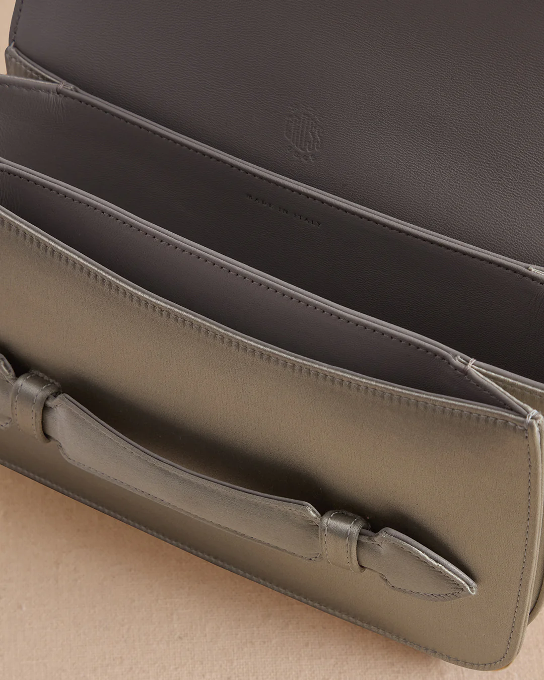 Romy Clutch in Platinum - Image 6