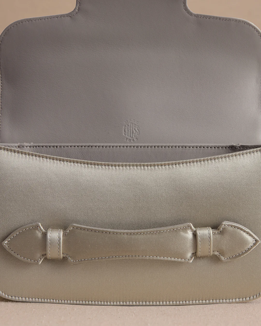 Romy Clutch in Platinum - Image 7