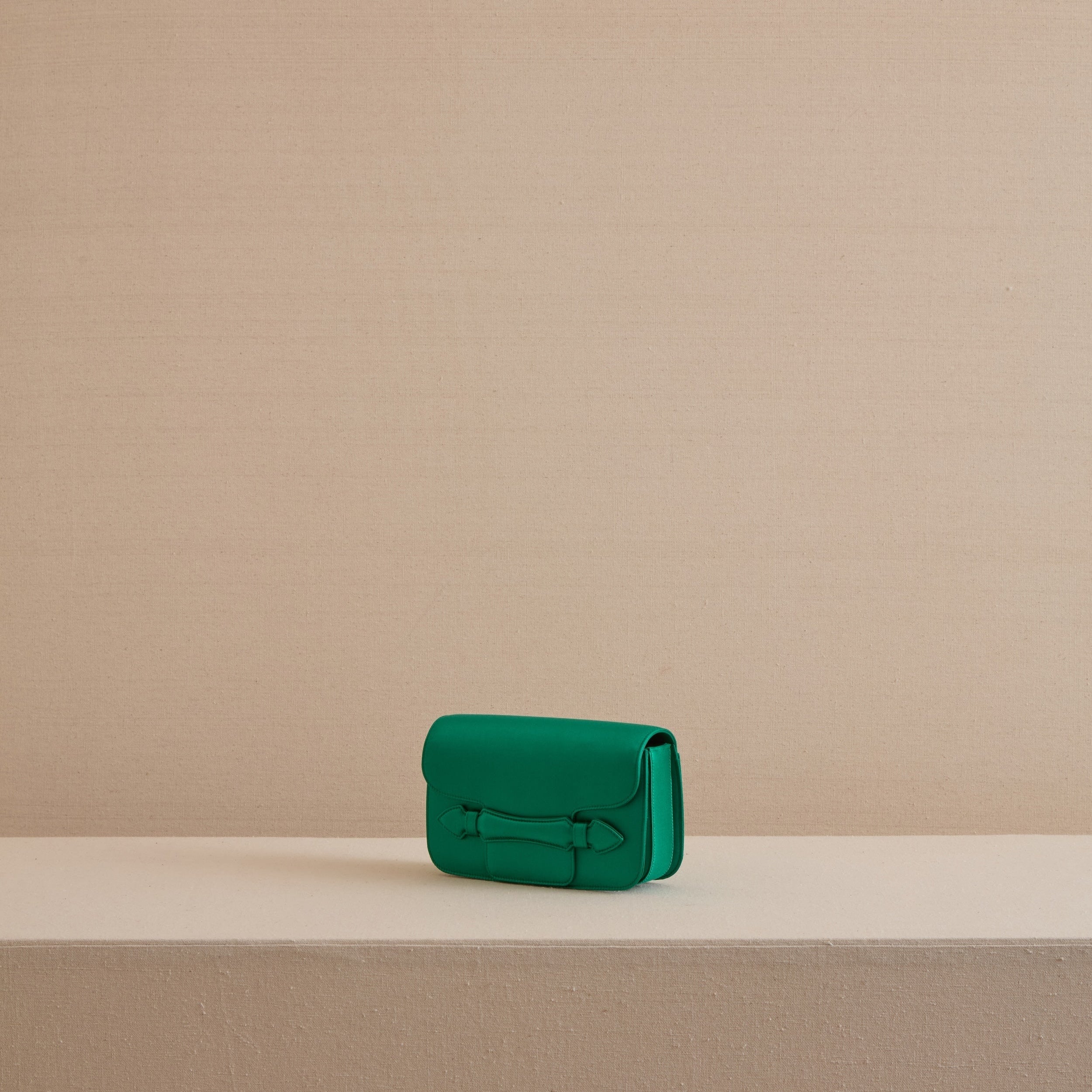 Romy Clutch in Emerald - Image 3