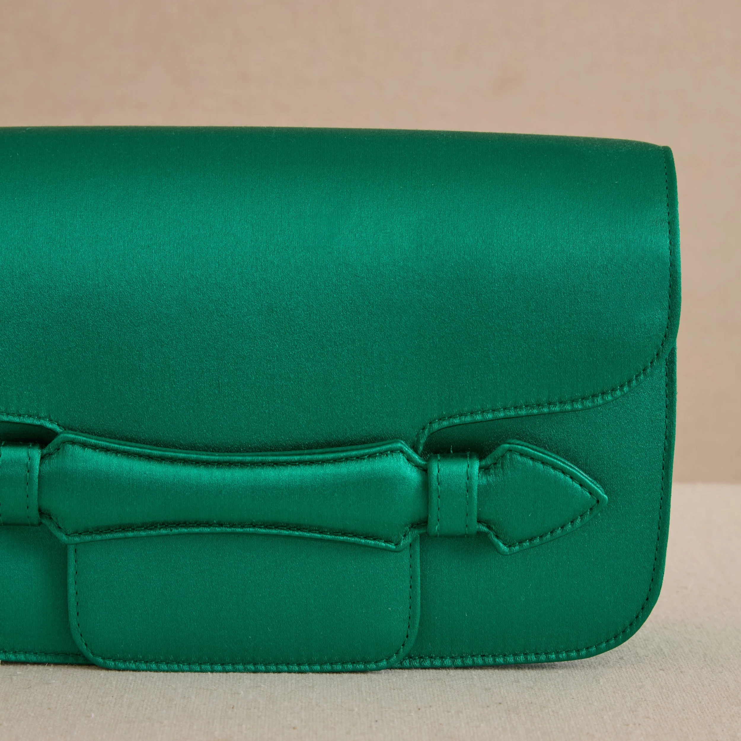 Romy Clutch in Emerald - Image 4