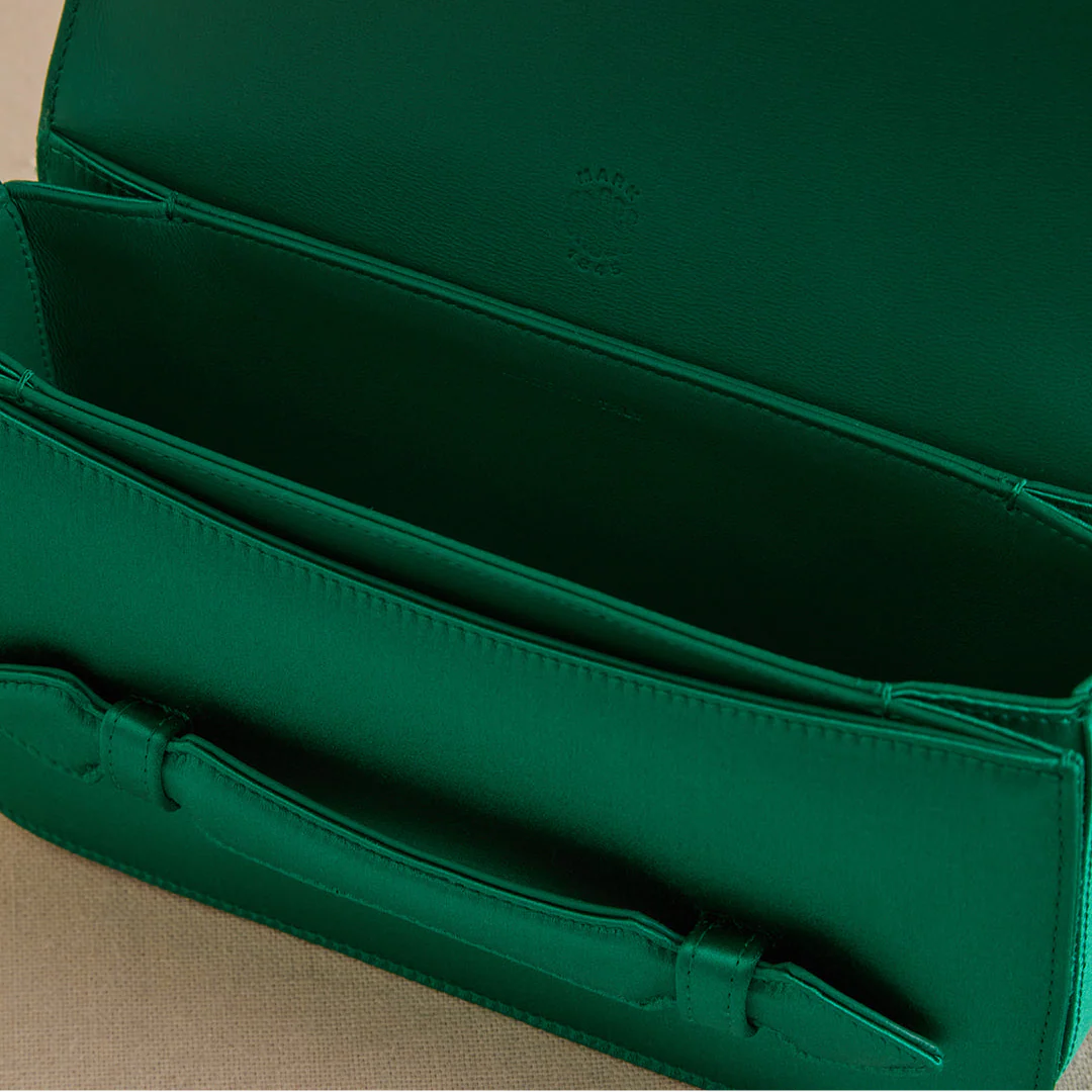 Romy Clutch in Emerald - Image 6