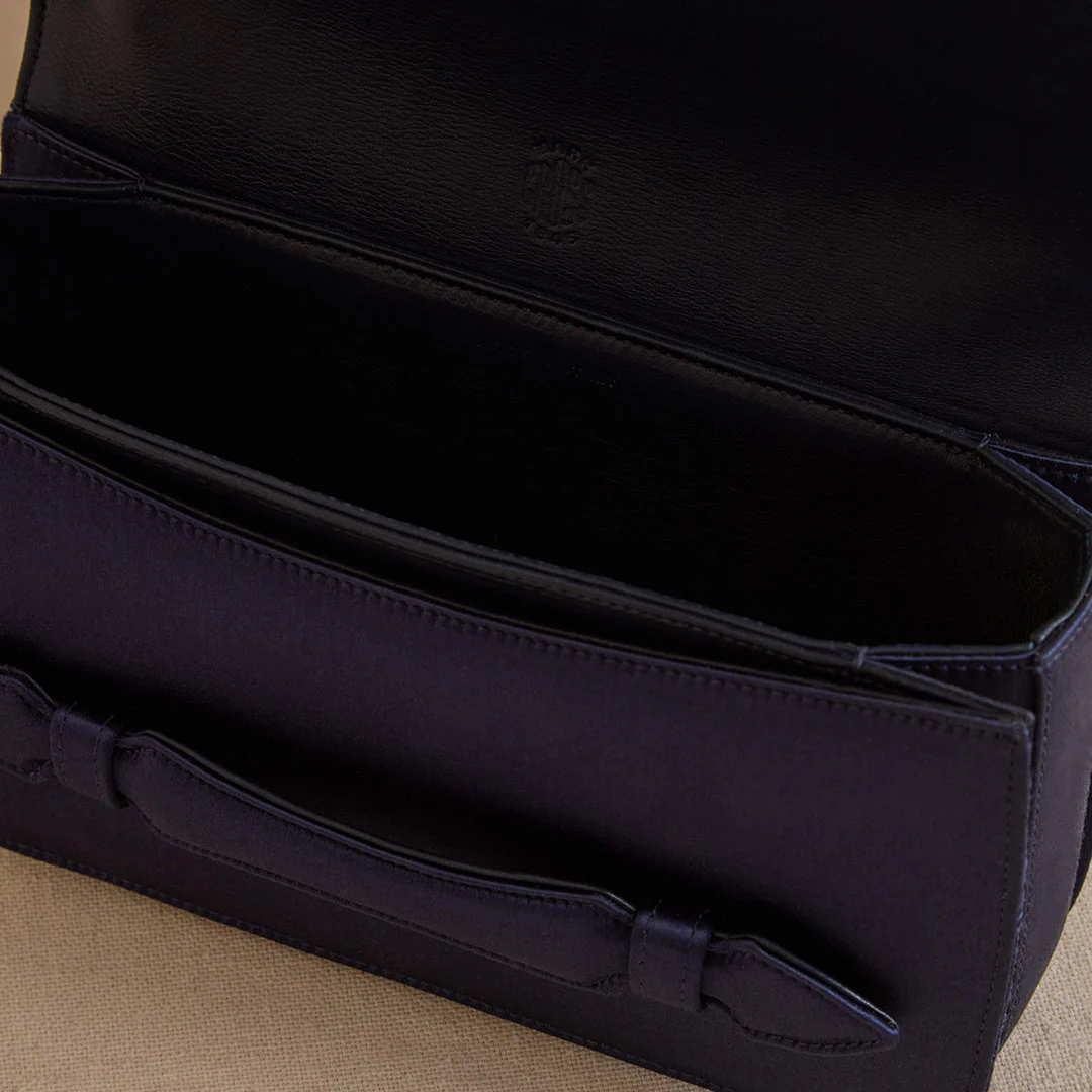 Romy Clutch in Navy - Image 6