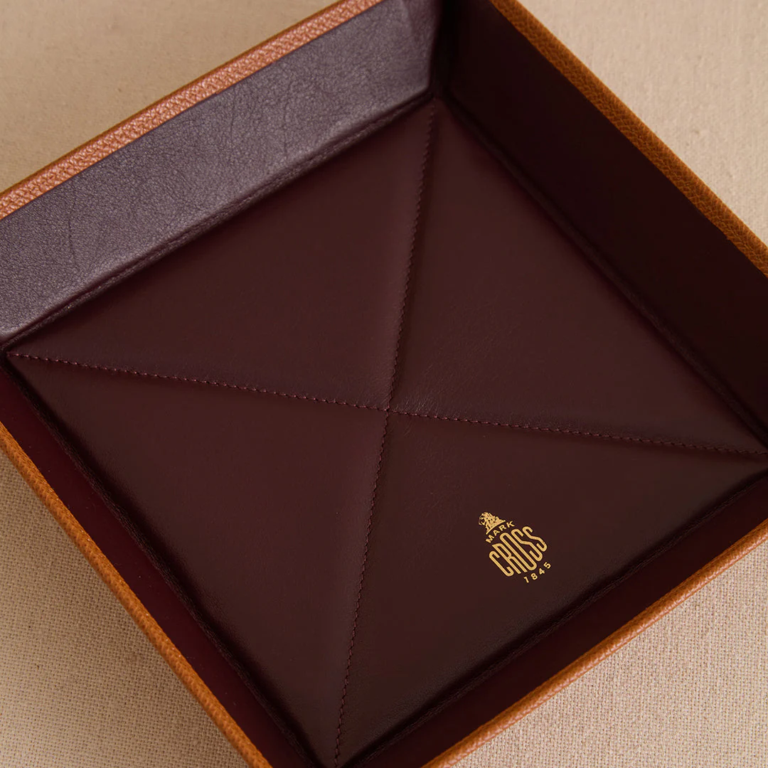 Valet Tray 29 in Luggage and Oxblood - Image 3