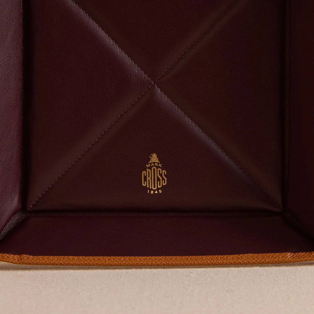 Valet Tray 29 in Luggage and Oxblood - Image 4